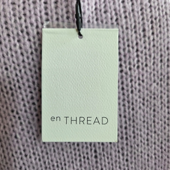 EN Thread Woolblend Crew Neck Chunky Knit Sweater Size Small - Picture 4 of 7